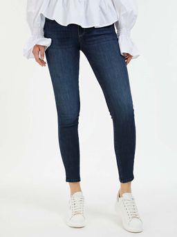Guess - Women Blue Solid Skinny Fit Jeans