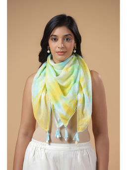 SAVI - Women Tie & Dye Tassel Scarf