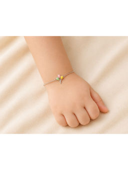 RUHA JEWELS - Pastel Balloons Girls 925 Sterling Silver Adjustable Bracelet (2-12 Years)