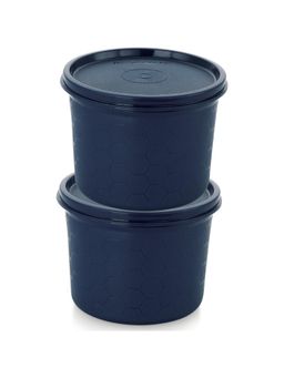 MAGNUS - Steel Plastic Utility Lunch Boxes (Pack of 2)