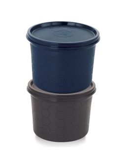 MAGNUS - Steel Plastic Utility Lunch Boxes (Pack of 2)