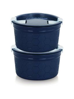 MAGNUS - Steel Plastic Utility Lunch Boxes (Pack of 2)
