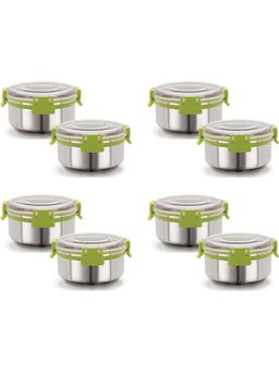 MAGNUS - Steel Plastic Grocery Lunch Boxes (Pack of 8)