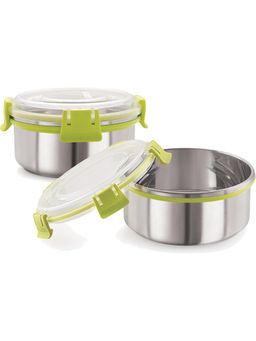 MAGNUS - Steel Grocery Lunch Boxes (Pack of 2)