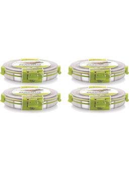 MAGNUS - Steel Plastic Grocery Lunch Boxes (Pack of 4)