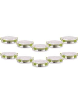 MAGNUS - Steel Plastic Utility Lunch Boxes (Pack of 10)