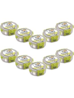MAGNUS - Steel Plastic Grocery Lunch Boxes (Pack of 10)