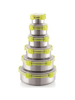 MAGNUS - Steel Utility Lunch Boxes (Pack of 6)