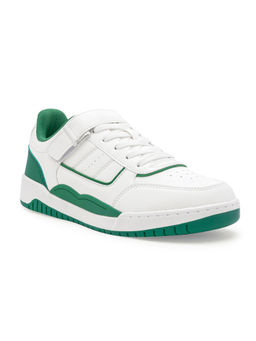 Red Tape - Mens Solid White - Green Sneaker