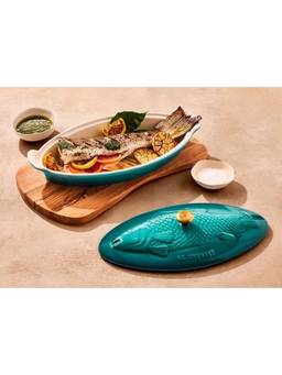 Le Creuset - Heritage Bleu Riviera Fish Baker - 1.6L
