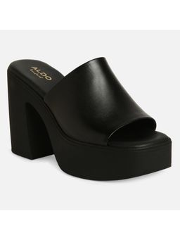 Aldo - May See Women Black Block Heel Sandals