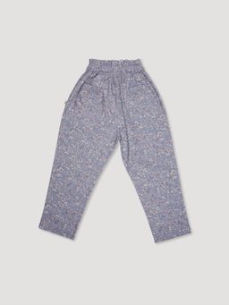 EARLY SUNDAY - Adrien 30S Cotton Twill Celestial Print Lavender Leggings