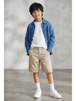 Tales & Stories - Boys Khaki Bermuda Shorts