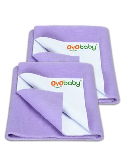 OYO BABY - Waterproof Dry Sheet - Violet (Pack of 2)
