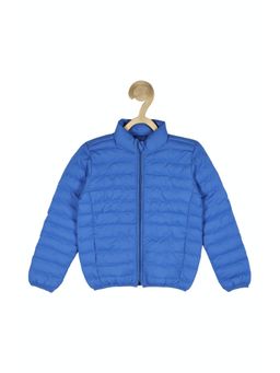 Allen Solly Junior - Boys Blue Textured Jacket
