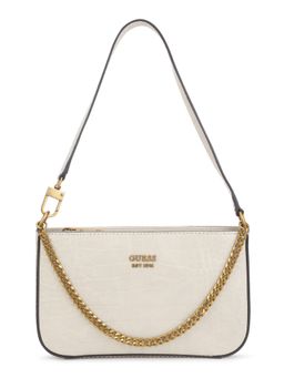 Guess - Katey Mini Top Zip Shoulder White Handbags