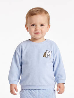 MINI KLUB - Baby Boys Light Blue Cotton Sweatshirt