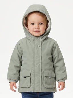MINI KLUB - Baby Olive Hooded Winter Jacket