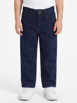 MINI KLUB - Baby Girls Dark Blue Denim Jeans