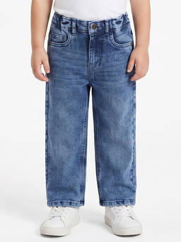 MINI KLUB - Baby Girls Blue Denim Jeans