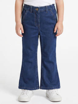 MINI KLUB - Baby Girls Blue Denim Bootcut Jeans