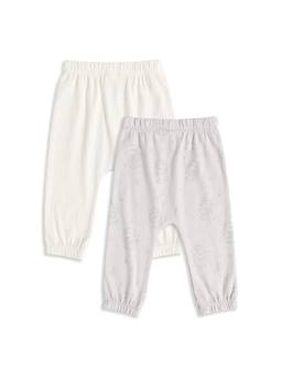 MINI KLUB - Baby Cotton Knit Multi-Color Joggers (Pack of 2)