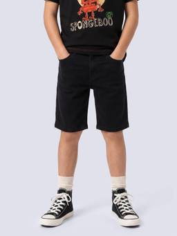 Jack & Jones Junior - Boys Black Denim Black Shorts