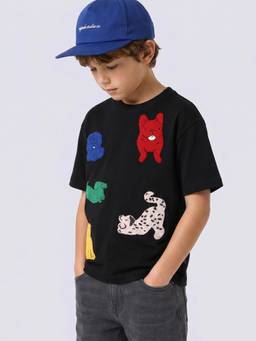 Jack & Jones Junior - Boys Applique Print T-Shirt