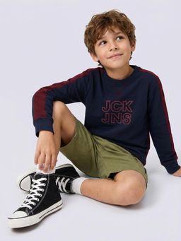 Jack & Jones Junior - Boys Colorblock Long Sleeve Sweatshirt