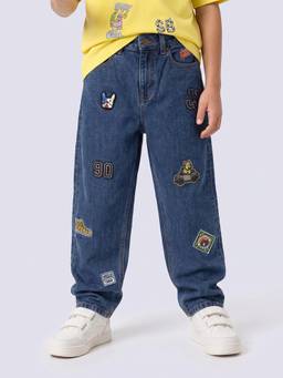 Jack & Jones Junior - Boys Patch Detail Jeans