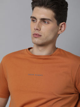Rare Rabbit - Rabbit-4 Orange Casual T-Shirt
