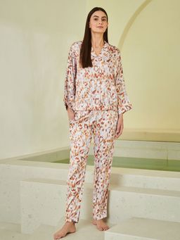 Dusk Attire - Elvy Shirt and Pyjama (Set of 2)