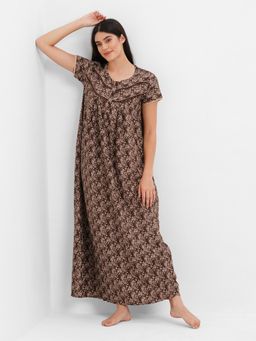 Sweet Dreams - Women Printed Night Dress