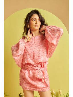 KM Label - Pink Scottie Mini Dress