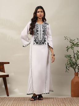 Garden VARELI - Women White Floral Printed Dress