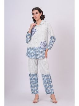 Zolo Label - Blue Meadow Printed Co-Ord Set
