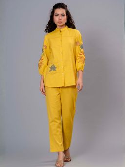 Zolo Label - Sunny Charm Embroidered Cotton Co-Ord Set