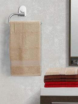 KOPA - Quick Dry 100% Cotton Soft Terry Towel -6Pc Hand Towel D'Ross Solid-Multi