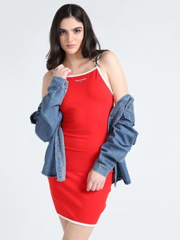 Tommy Hilfiger - Women Red Color Dress