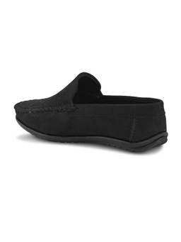 steprite - Boys Black Synthetic Loafer