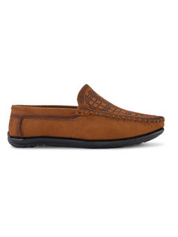 steprite - Boys Tan Synthetic Loafer