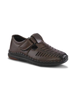 steprite - Boys Brown Synthetic Sandals