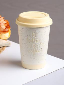 De Maison Decor - Coffee First Ceramic Mug Yellow