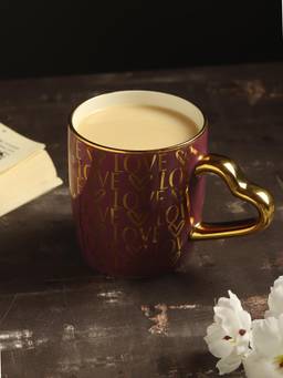De Maison Decor - Love Notes Mug Purple