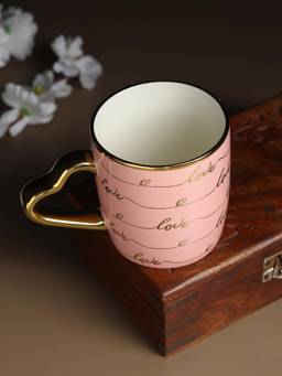 De Maison Decor - Love Letter Mug Pink