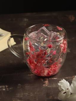 De Maison Decor - Dahlia Pink Glass Mug Small