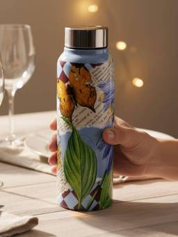 Living With Elan - Letters from India Bottle | Bottle (Multicolour)