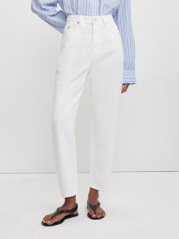 Pomelo - Relaxed Fit Jeans - White