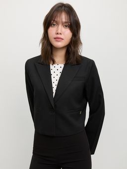 Pomelo - Cropped Blazer – Black