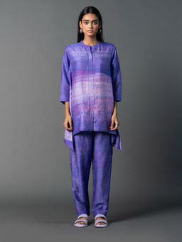 clos - Purple Kurta with Pant (Set of 2)